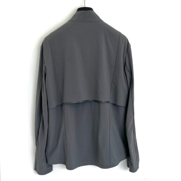 COS Men's Gray Performance Running Jacket - Size L - Picture 2 of 7